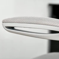 Vinsetto Scaun de Birou Pivotant Inaltime Reglabila Brate care Se Ridica Gri(m-9)