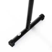 HOMCOM paralele fitness, din tuburi de otel, 73 cm, negre(m-10)