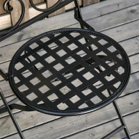 Outsunny Set Masa si Scaune de Gradina din Metal cu Majolica Colorata(m-8)