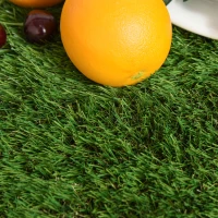 Outsunny Covoras de iarba falsa 4x1m, 40mm Gazon sintetic nu-toxic si anti-UV(m-9)