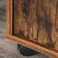 HOMCOM Dulap Multiuz pentru Imprimanta, cu Rotite, Stil nordic, Casa si Birou(m-9)