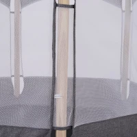 HOMCOM Trambulina elastica de gradina pentru copii 3-12 ani plasa de protectie pe margini(m-5)