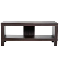 HOMCOM comoda TV, MDF, 90x35x37cm maro(m-3)