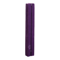 Homcom Trave da Ginnastica per Allenamento Imbottita in Legno, Viola, 210x10x6.5cm(m-5)