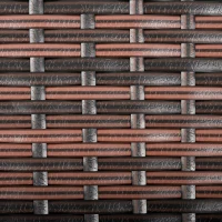 Outsunny masuta din ratan sintetic 45x45x44cm, gri(m-10)