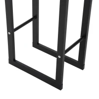 HOMCOM raft stocare lemne, vertical, de interior, 40x25x150cm(m-10)