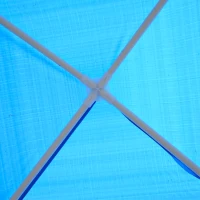 Outsunny Foisor in Otel si PE Albastru 2.7x2.7m(m-4)