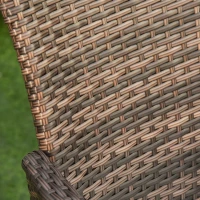 Outsunny Set Mobilier de Exterior cu 1 Masa si 6 Scaune de Gradina din PE Rattan(m-8)