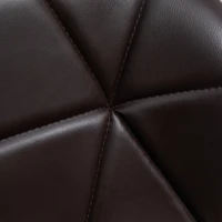 HOMCOM set 2 scaune bar, inaltime reglabila, maro(m-9)