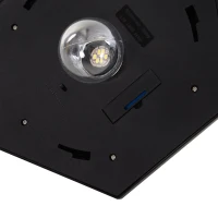 Outsunny Lampa de Extern cu 6 Lumini LED Pornire Automata Impermeabil(m-10)