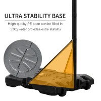 HOMCOM cos cu inaltime reglabila 175-215 cm(m-6)