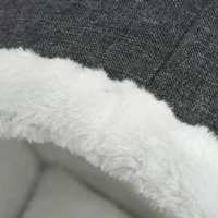 PawHut Hamac de Calorifer pentru Pisici Hamac de Fereastra pentru Pisici Gri(m-9)