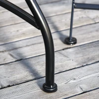 Outsunny Set Masa si Scaune de Gradina din Metal cu Majolica Colorata(m-10)