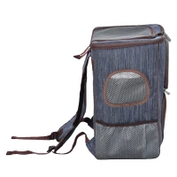 PawHut rucsac pentru caini si pisici 35x28.5x45 cm, albastru(m-4)