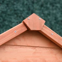 Outsunny dulap din lemn, de exterior, pentru scule, 84x51 cm(m-8)