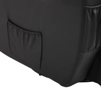 HOMCOM Fotoliu cu 8 Puncte de Masaj, 5 Modalități și 2 Intensități, cu Suport pentru Picioare, 84x92x109 cm, Negru(m-11)