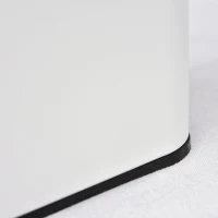 HOMCOM Cos de Gunoi cu pedala, Capacitate 5 l, 29.2 x 14 x 32 cm, Metal, Alb(m-9)