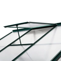 Outsunny Sera de Gradina din Policarbonat cu Fereastra si Usa glisanta(m-8)