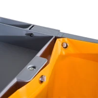 Homcom Carut Profesional Curatenie – 100 L, 113×50,5×96,5 cm(m-8)