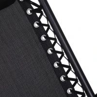 Outsunny, scaun de tip balansoar, 105x64x125cm, negru(m-6)