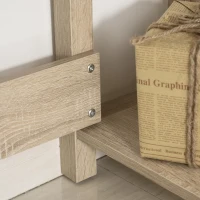 HOMCOM birou cu biblioteca si 3 rafturi, 120 x 67 x 120.5 cm(m-11)