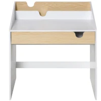 HomCom birou tip biblioteca, pentru copii, 70x50x75 cm, alb(m-4)