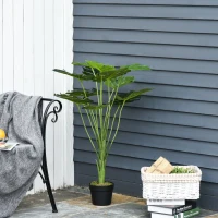 Outsunny monstera artificiala, cu ghiveci Ф16 x 85cm(m-5)