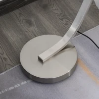 HOMCOM Lampa de Podea tip Arc cu 86cm de Lumini LED pentru Sufragerie sau Birou(m-9)