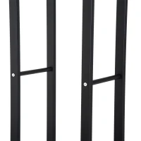 HOMCOM raft stocare lemne, vertical, de interior, 40x25x150cm(m-9)