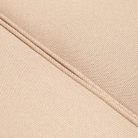 Outsunny Canapea in 2 Locuri in PE Rattan cu Perna, Maro, 141x71x75cm(m-9)