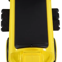 Homcom Excavator Jucarie de Calarit cu Lopata si Grebla Electrica pentru Copii Galben(m-12)