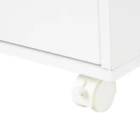 Vinsetto Dulap cu sertare pentru birou din Lemn alb 40 x 30 x 83cm(m-12)