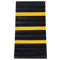 HOMCOM Pene Blocat Roti Antiderapant in Cauciuc pentru Masini,Moto si Rulota 25x16x19cm 2Buc(m-6)