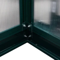 Outsunny Sera de Gradina din Policarbonat cu Fereastra si Usa glisanta(m-9)