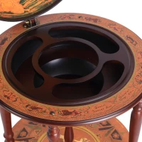 HOMCOM Bar in forma de Glob Suport pentru sticle și lichior in forma de glob cu diametrul Ф61x93cm(m-8)