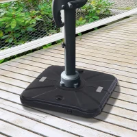 OutSunny Baza pentru Umbrela de Gradina in HDPE impermeabil ANTI-UV(m-2)
