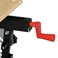 HOMCOM Banc de Lucru Pliabil Inaltime Reglabila Cleme Orificii pentru Scule(m-8)