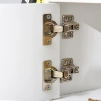 Mobilier Suport TV HOMCOM Pana la 42 inchi cu Dulapior si Etajere Deschise, din Lemn, 120x30x41cm(m-7)