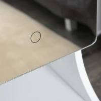 HOMCOM Dulap reglabil de bijuterii cu oglinda si lumini LED(m-13)