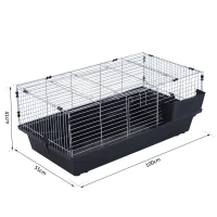 PawHut Cusca Transport pentru Mici Rozatori, 100x55x41cm(m-3)