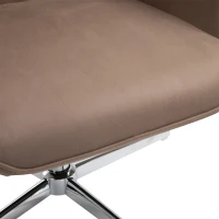 HOMCOM Fotoliu Rotativ Captusit si Velur Maro(m-12)