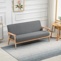 HomCom canapea cu 3 locuri, moderna, 154.5 x 68 x 73 cm(m-2)