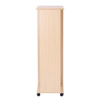 HOMCOM dulap deschis cu cuier si 3 rafturi, 80 x 40 x 128 cm(m-8)