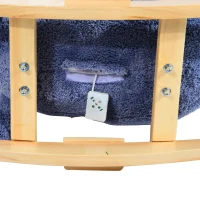 HOMCOM leagan elefant 60x33x45cm, albastru(m-9)