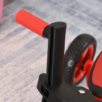Homcom Tricicleta pentru Copii 3-6 Ani Rosu si Negru cu Pedale si Sa Reglabila(m-8)
