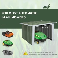 OutSunny Casuta pentru robot de tuns iarba automata in otel 63cm(m-5)