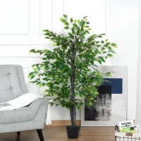 Outsunny Arbore Artificial Banyan 145 cm – Decor pentru Interior & Exterior(m-2)