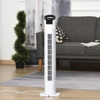 HOMCOM Ventilator tip Coloana cu Telecomanda Oscilatie 3 Functii 3 Viteze(m-2)