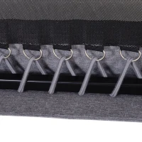 HOMCOM Trambulina elastica de gradina pentru copii 3-12 ani plasa de protectie pe margini(m-8)