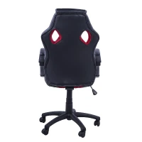 HomCom Scaun de Birou Stil Gaming, Rosu si Negru(m-5)